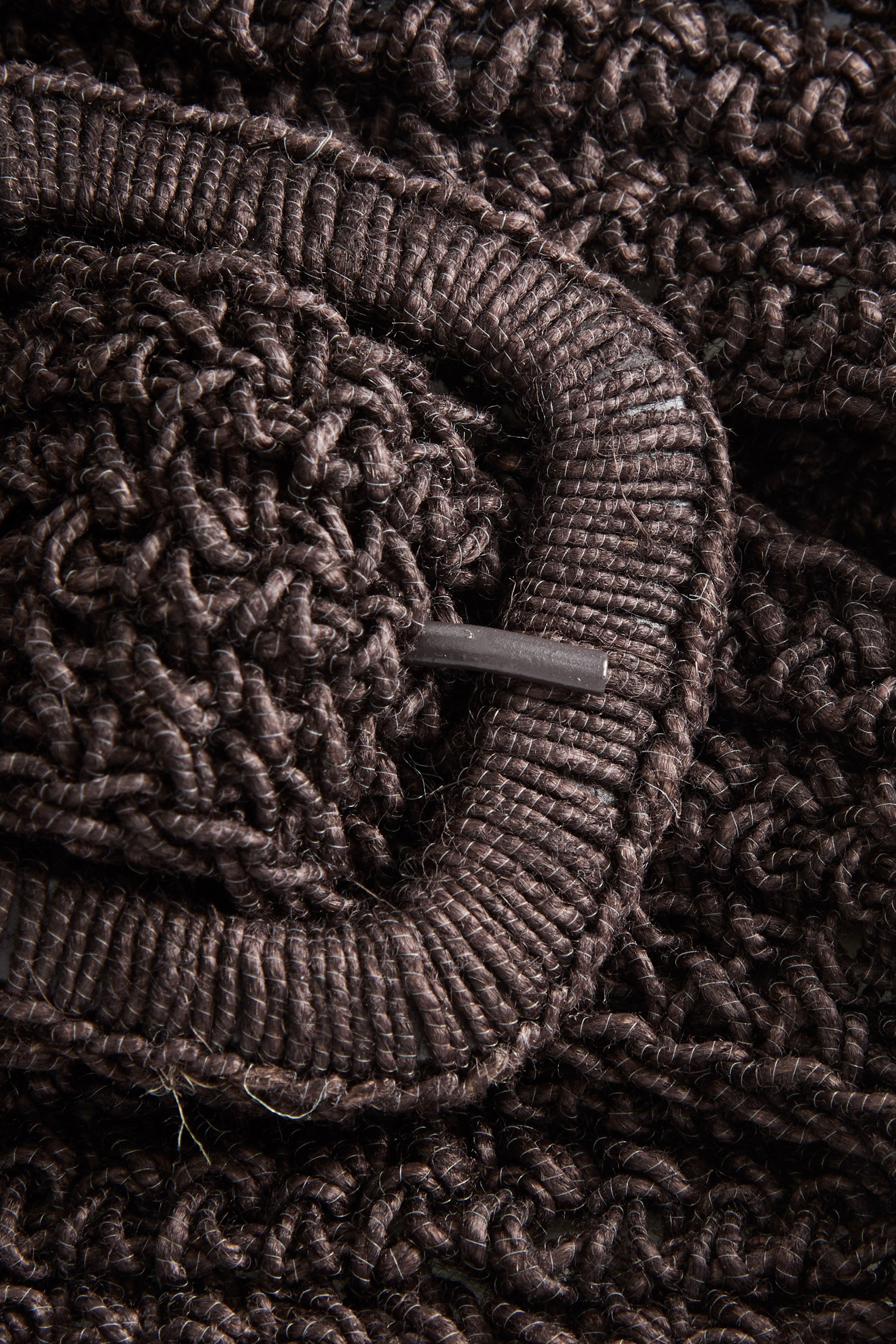 Skall Studio Carla straw belt Belt Dark brown